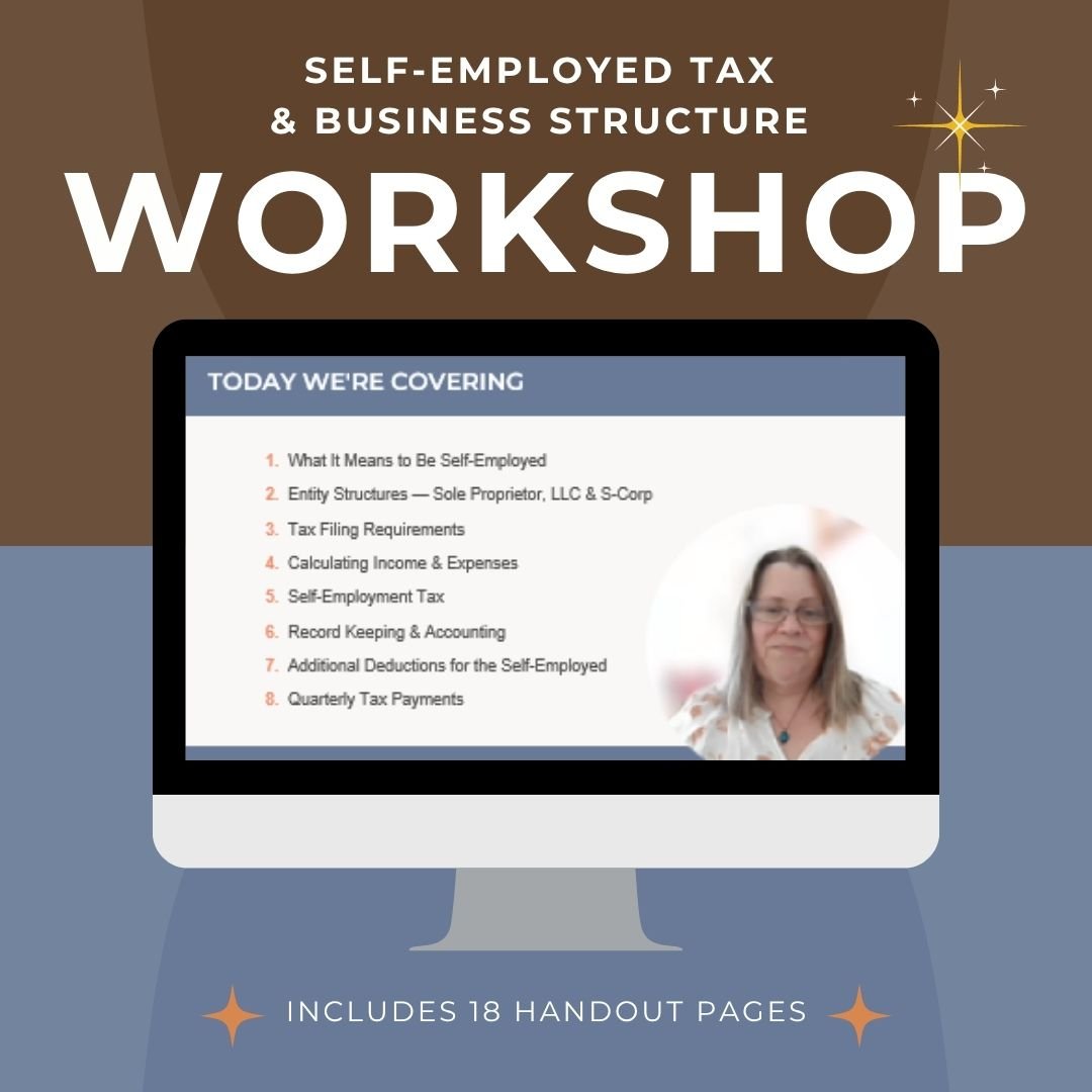 The Self-Employed Tax & Business Structure Workshop — video workshop by Catina Borgmann, EA