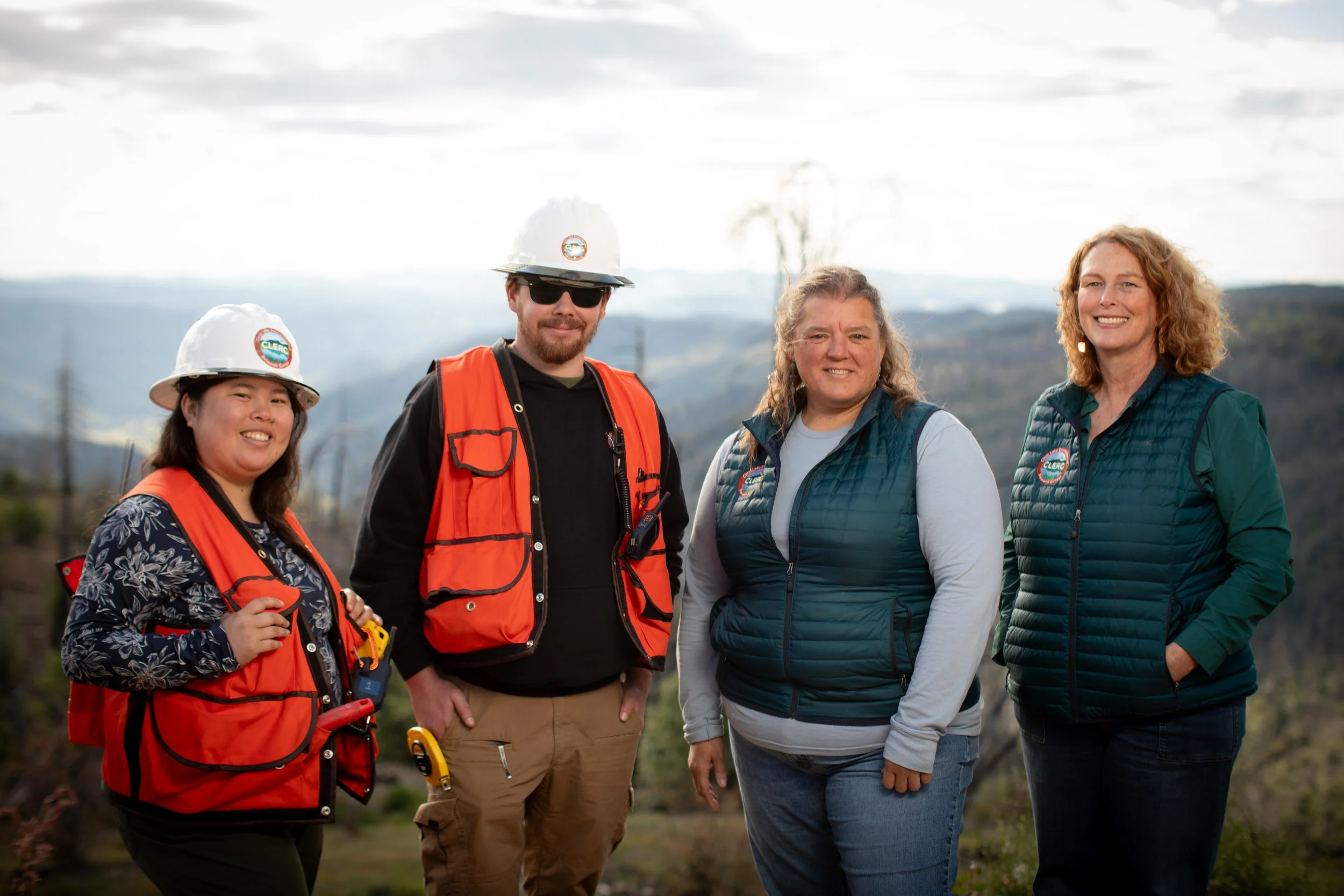 CLERC Stewardship and U.S. Forest Service team in the Mendocino National Forest
