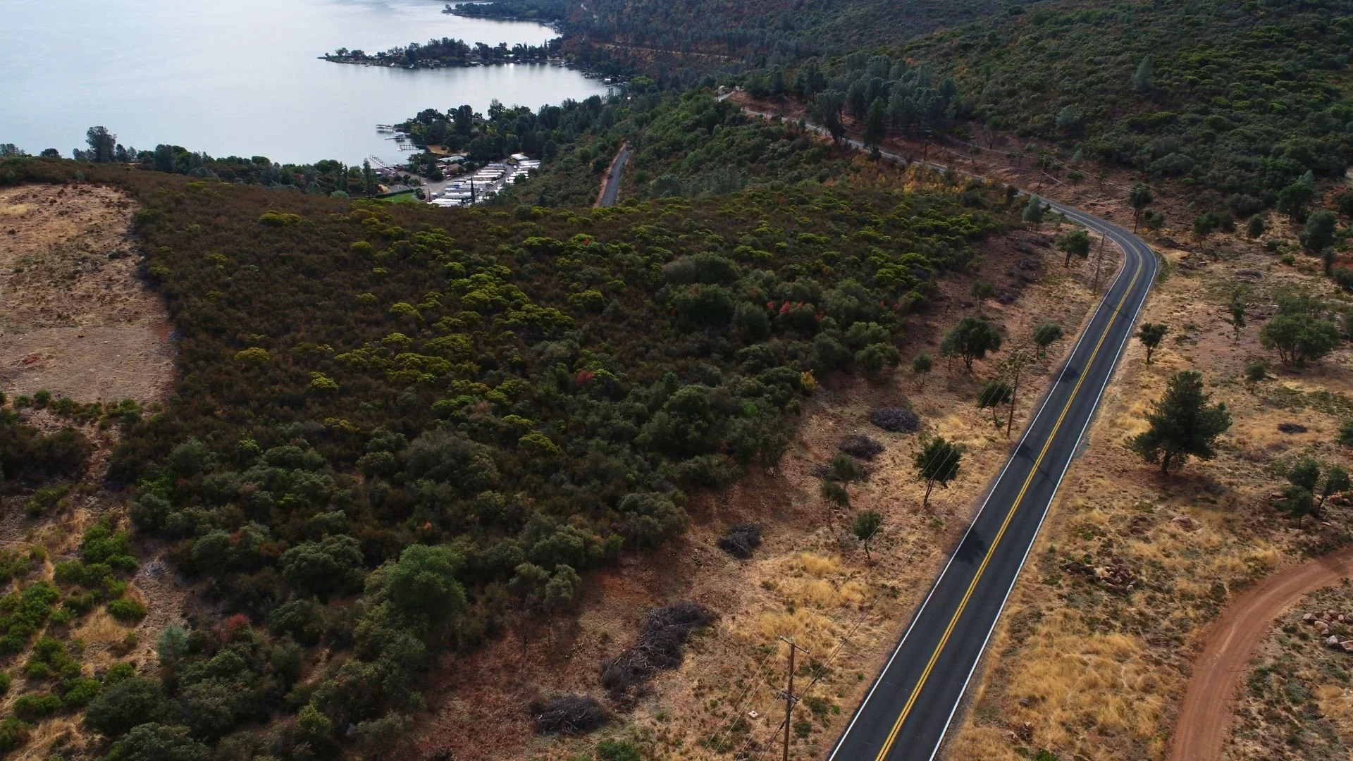 Point Lakeview Road after Phase 2 treatment
