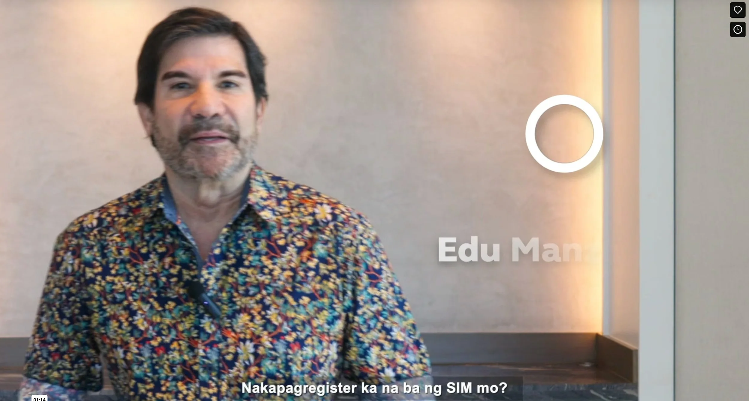 Edu Manzano SIM Registration Tips - Globe