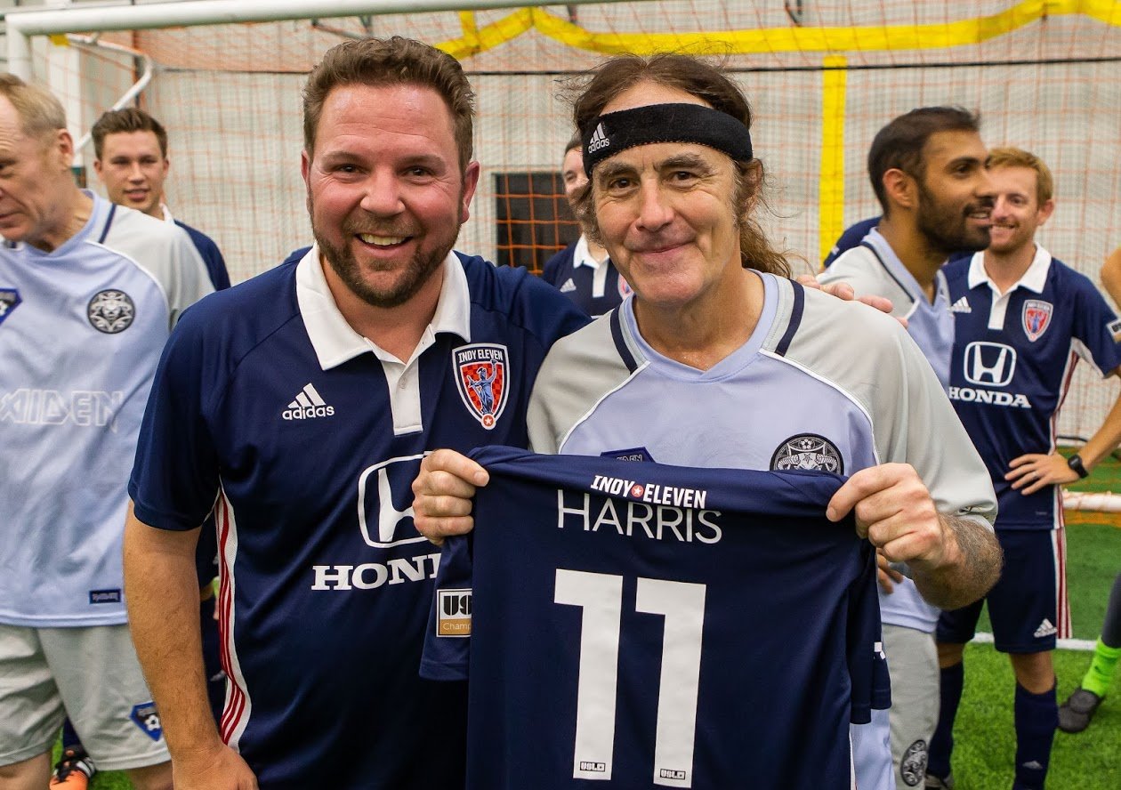 Iron Maiden touring football team
