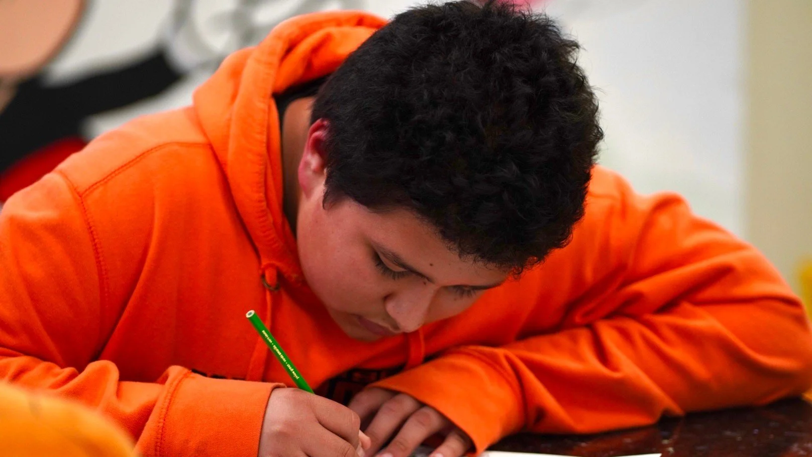 Young people participating in academic programming at The Club