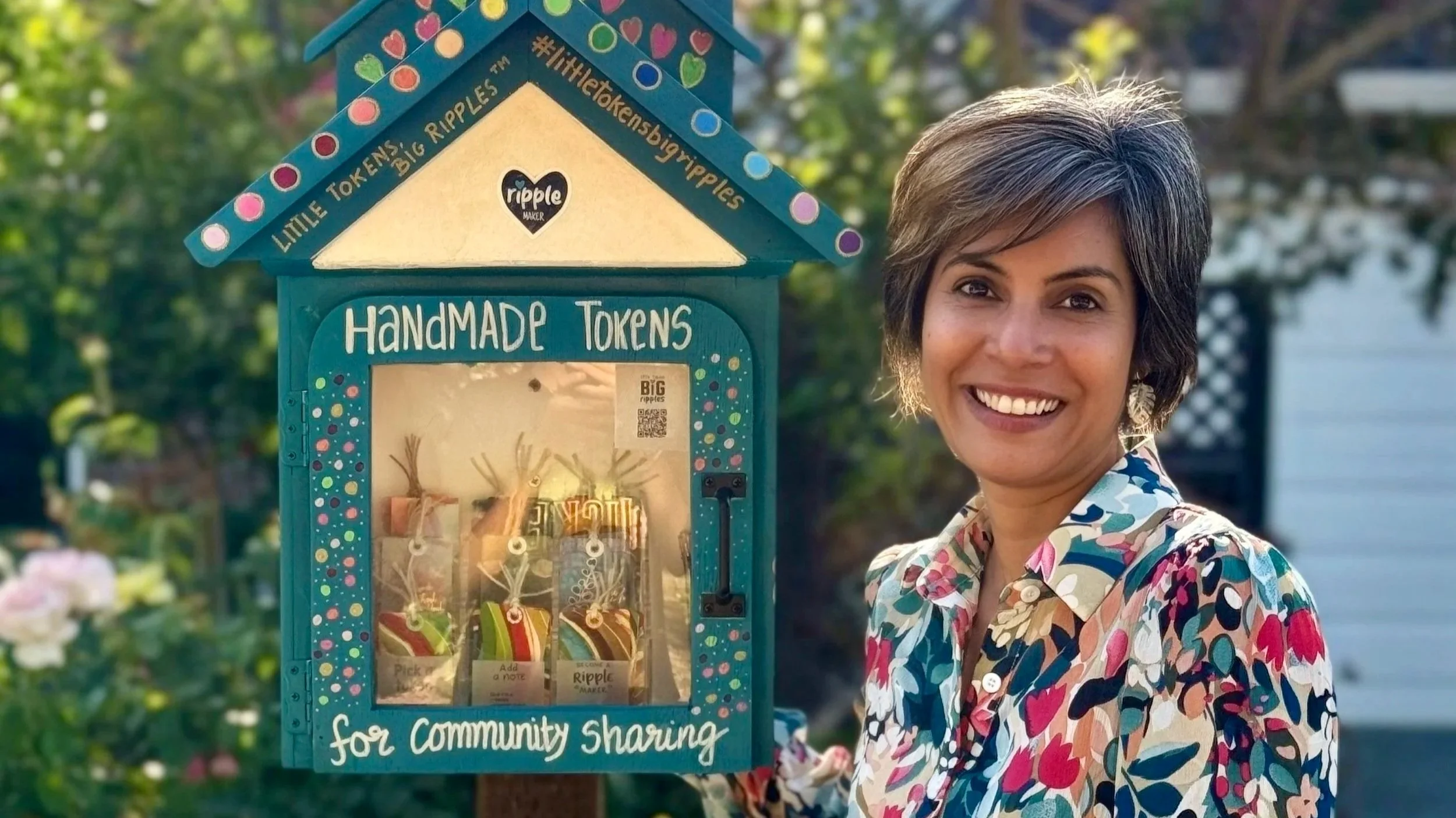 The Ripple Station — a handmade token box for community sharing