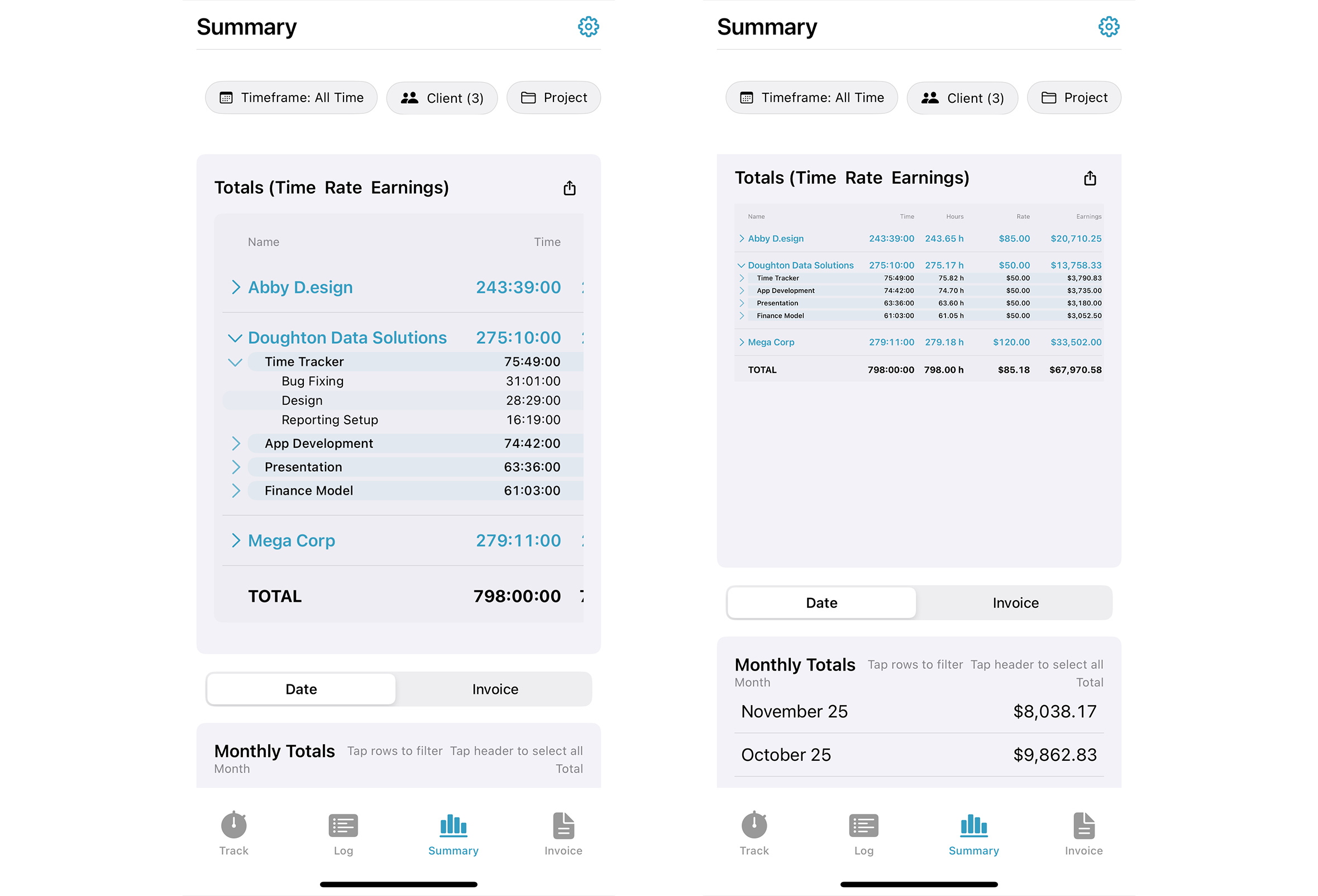 iPhone Summary tab screenshot