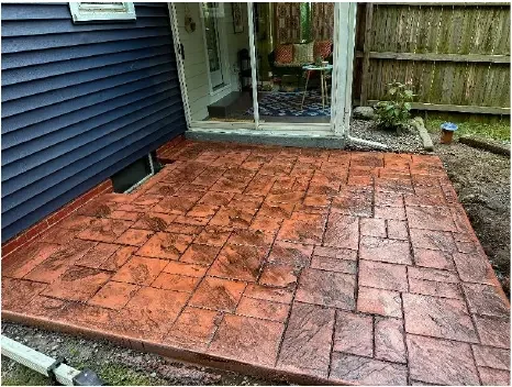 Grand Slate stamped concrete pattern