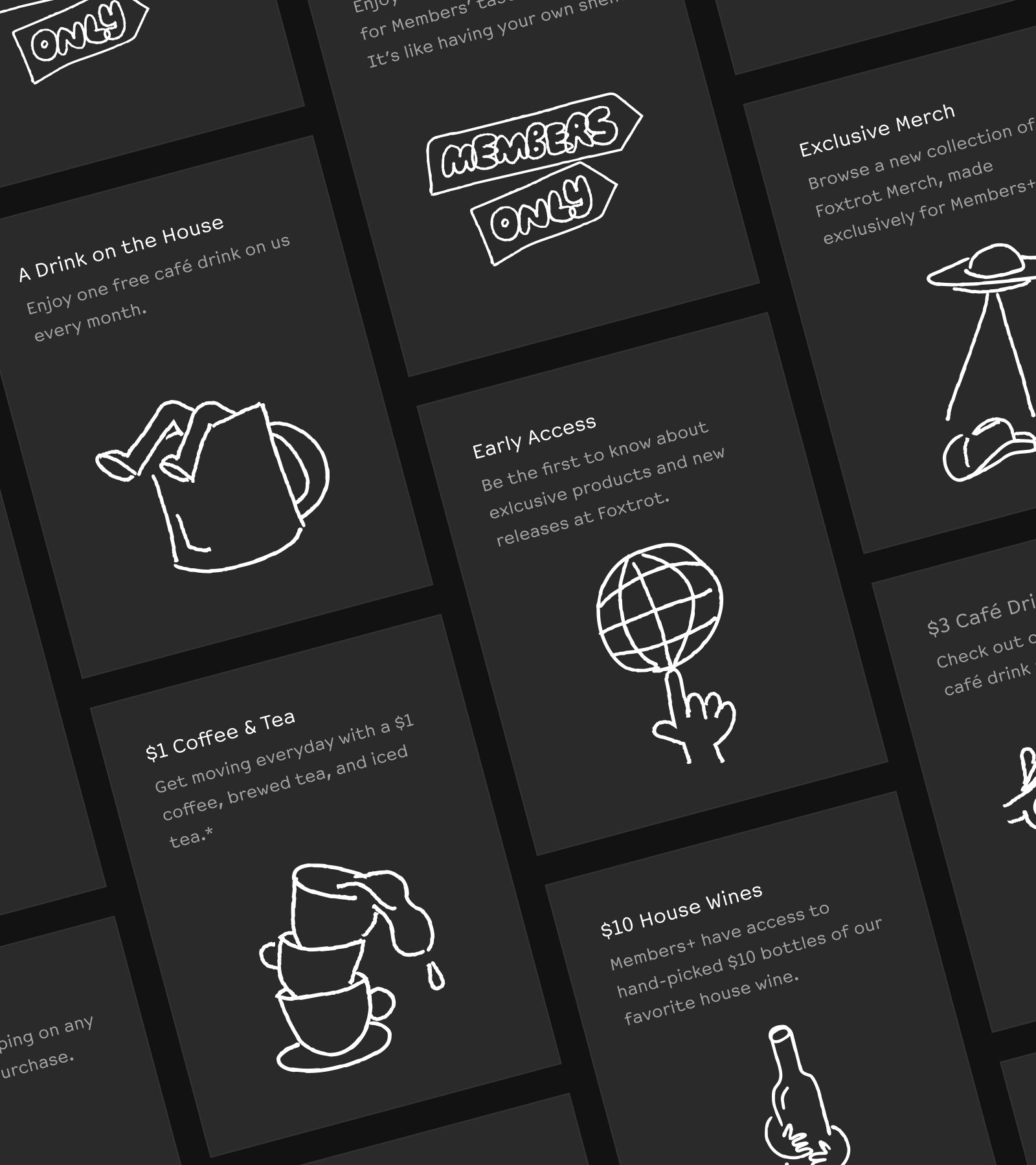 A few illustrated benefits of the Membership program.