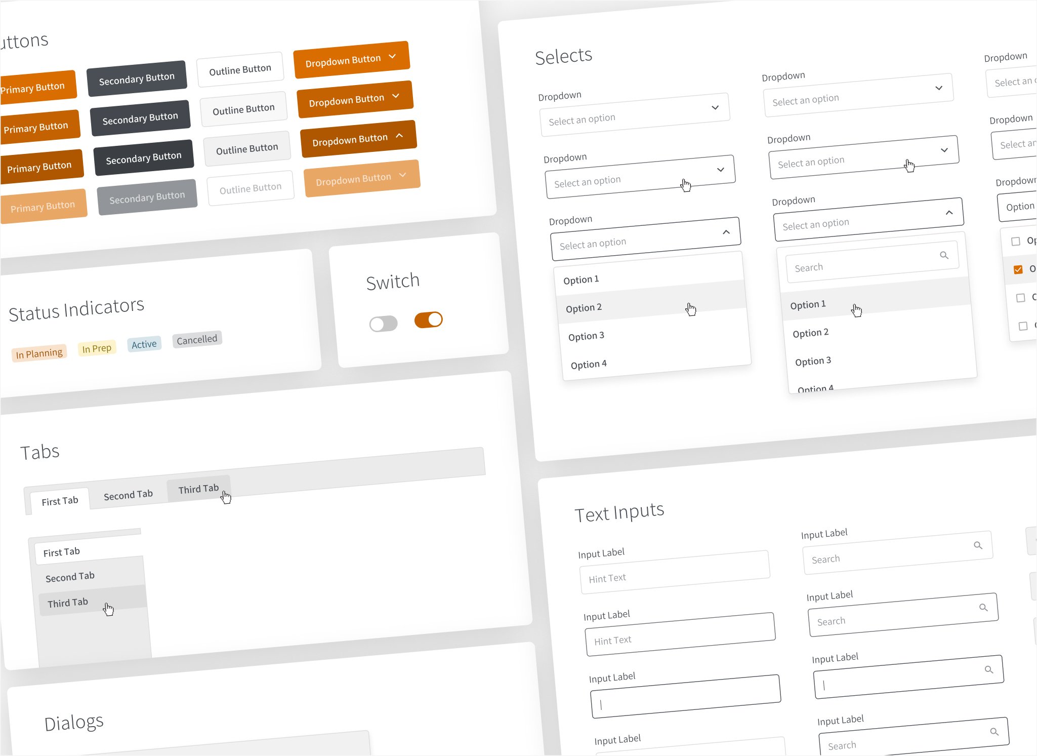 The Book Specification Repository's design system components.