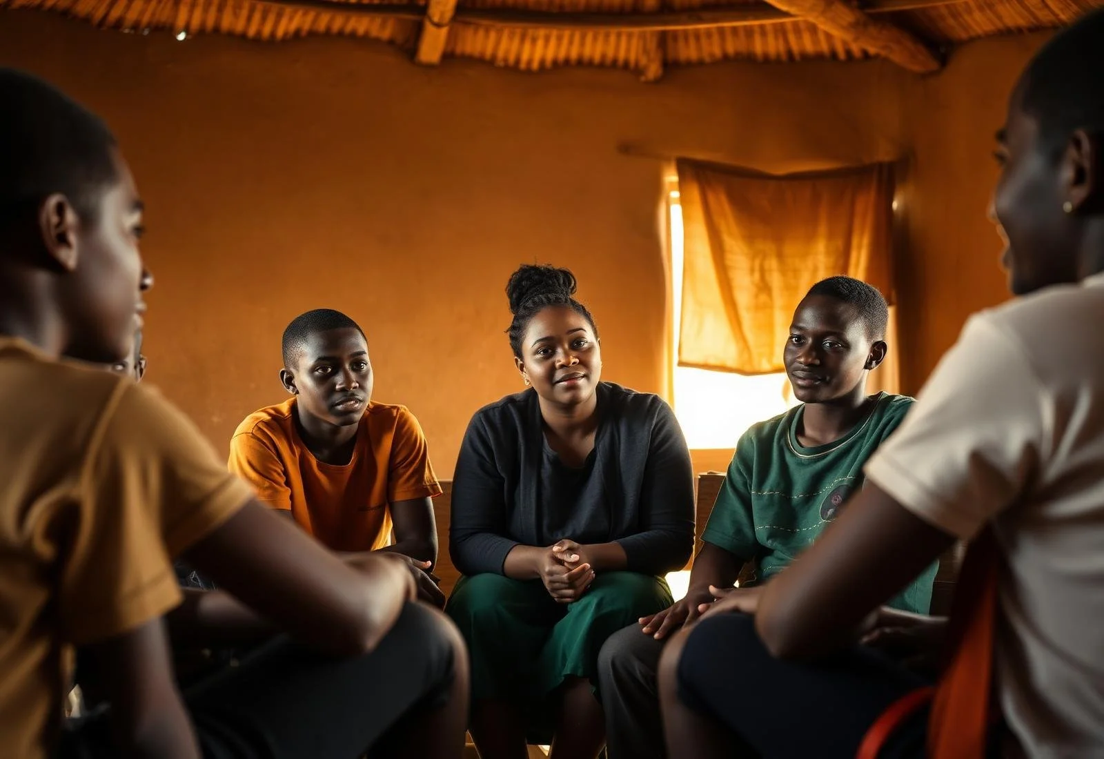 Young people participating in a YouThrive Health programme