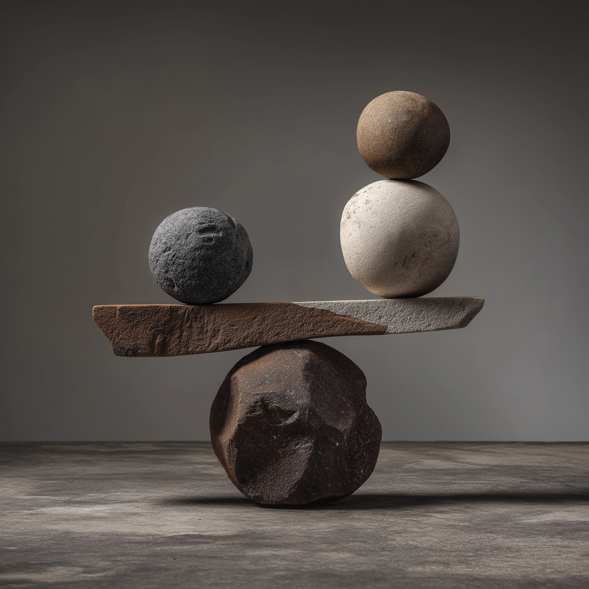 Balanced rocks representing disciplined bankroll preservation