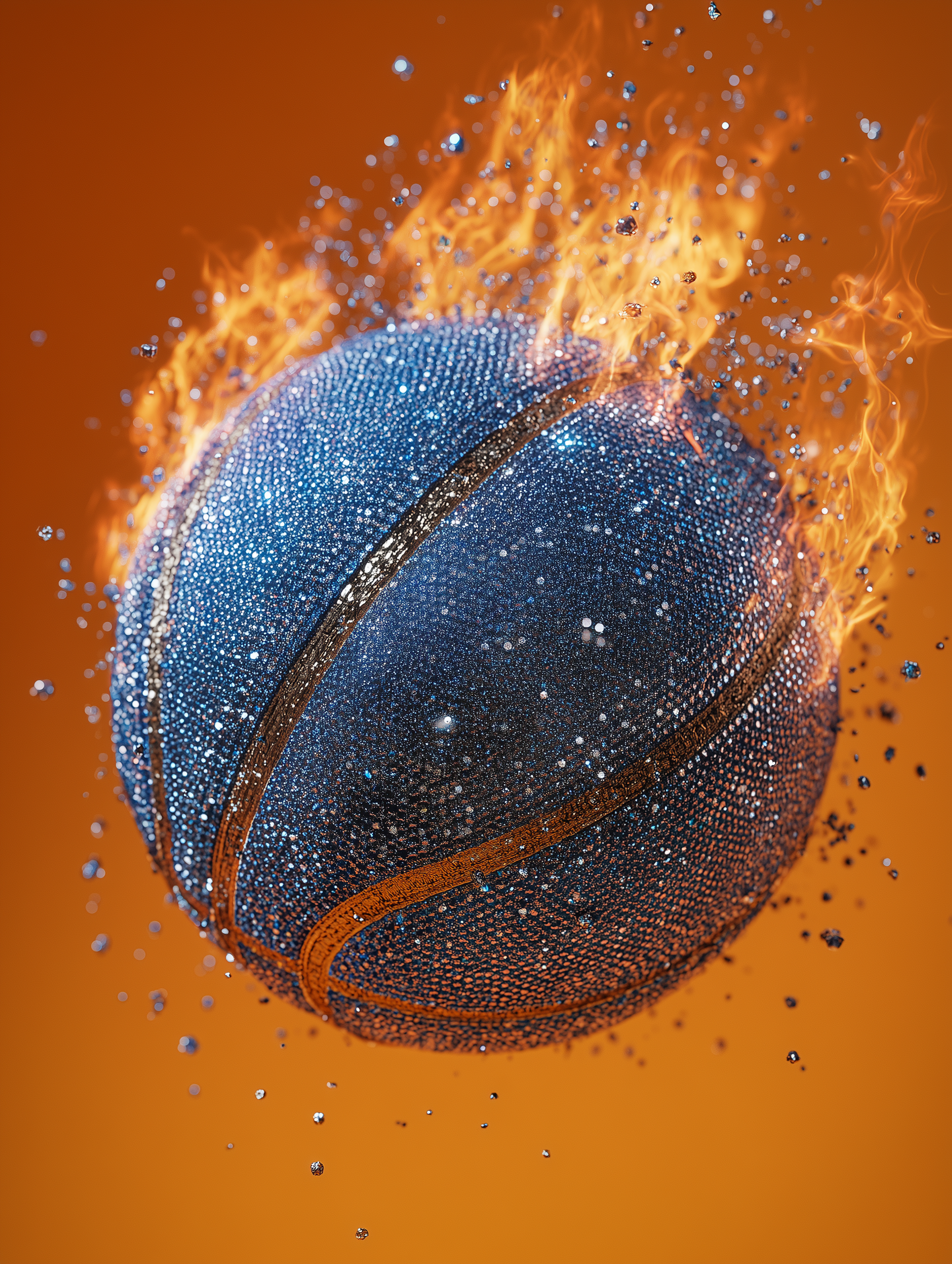 BrownBagBets March Madness blue basketball graphic