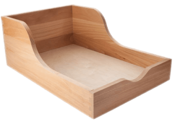Manufacturer high-back rollout or high-back pullout box