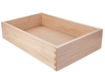 Manufacturer standard dovetail drawer box