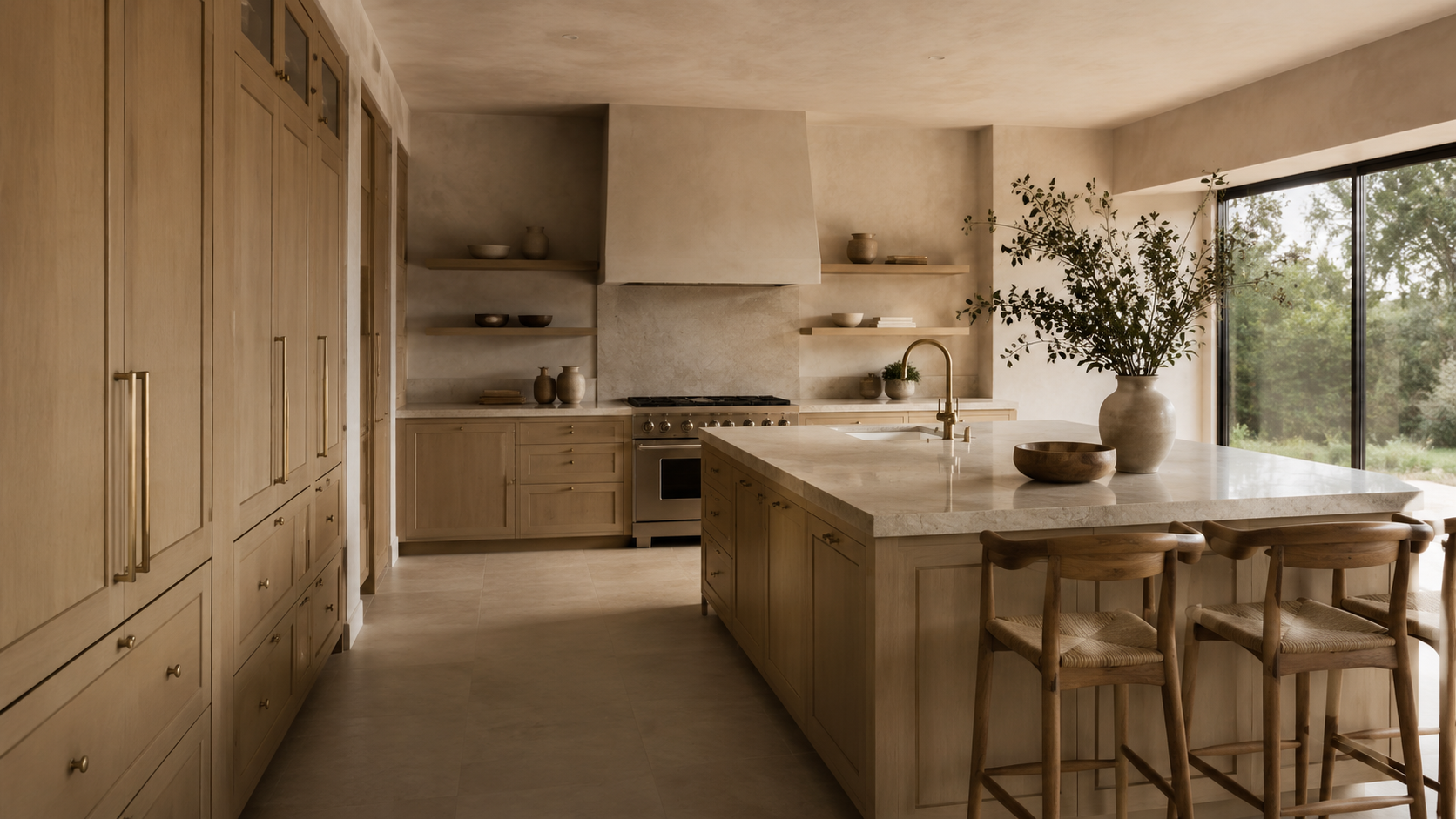 Simple Shaker ready-to-assemble kitchen cabinets