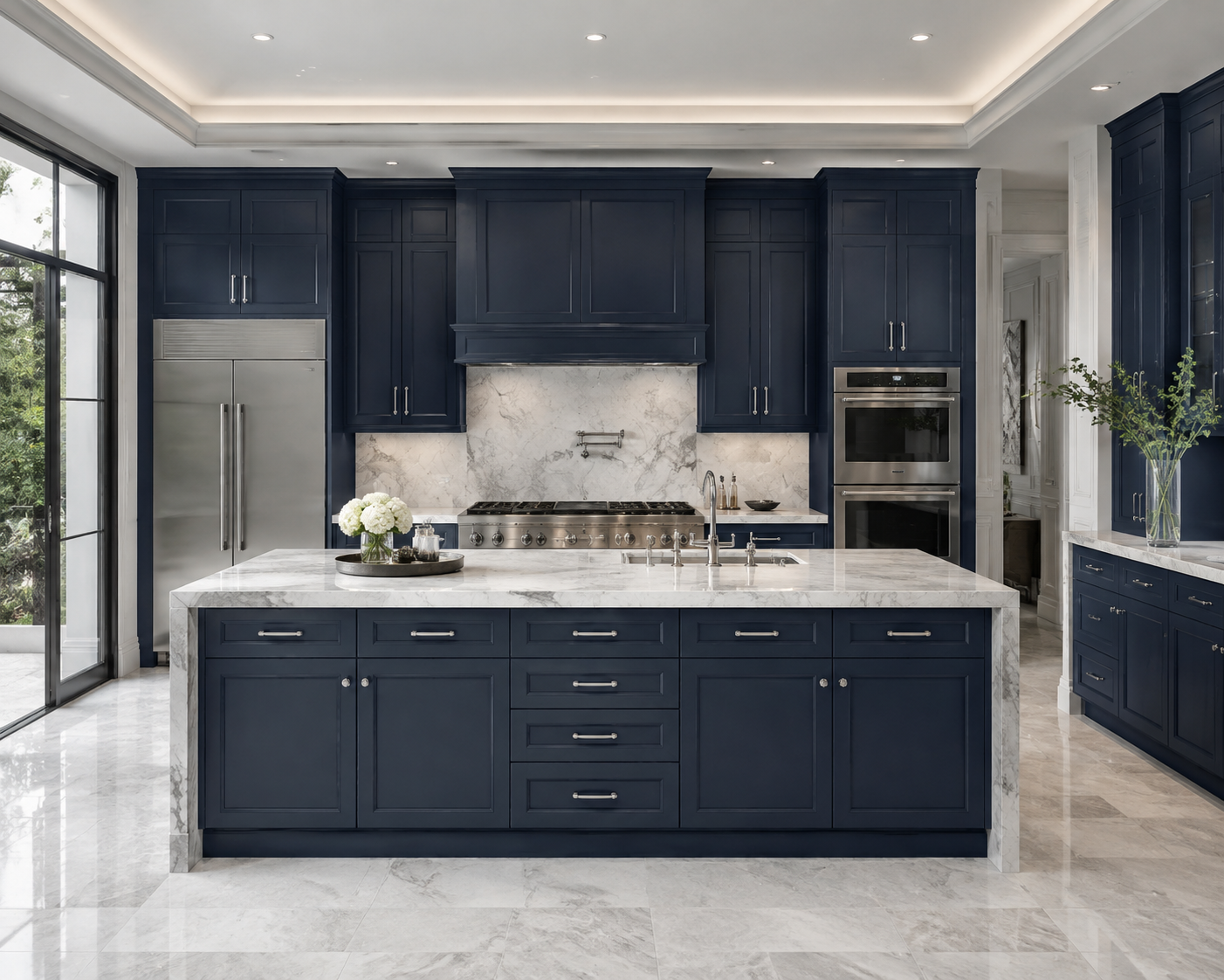 Distinctive custom kitchen cabinetry for a Gulfport Florida home