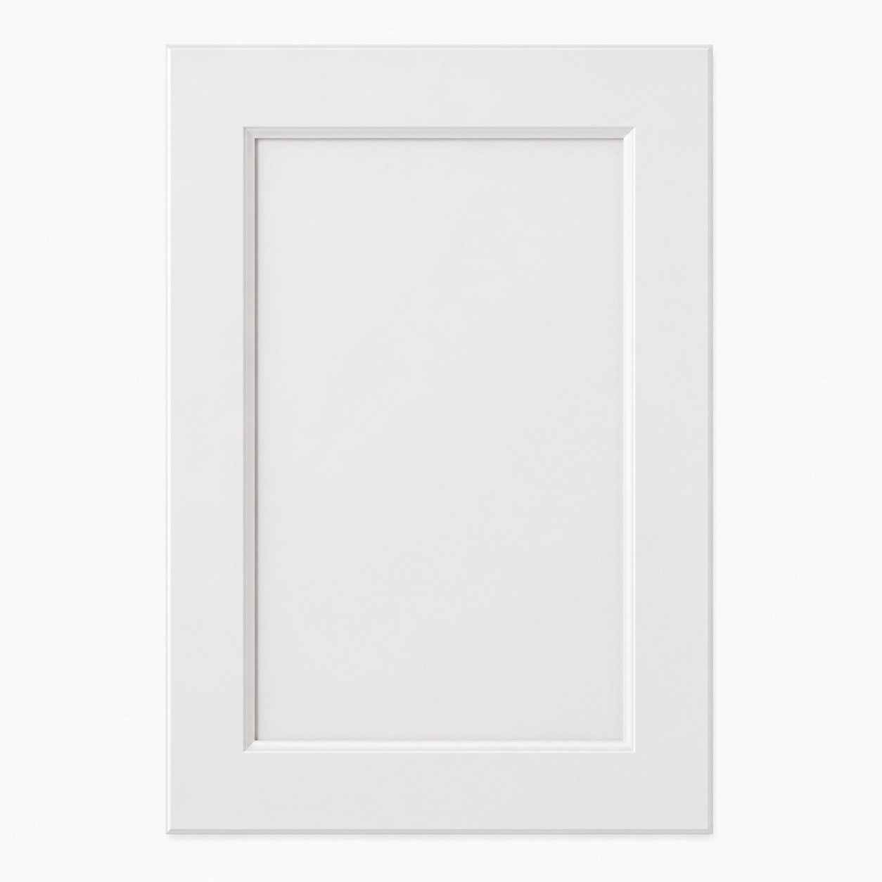 Catalina Shaker cabinet door in Polar White