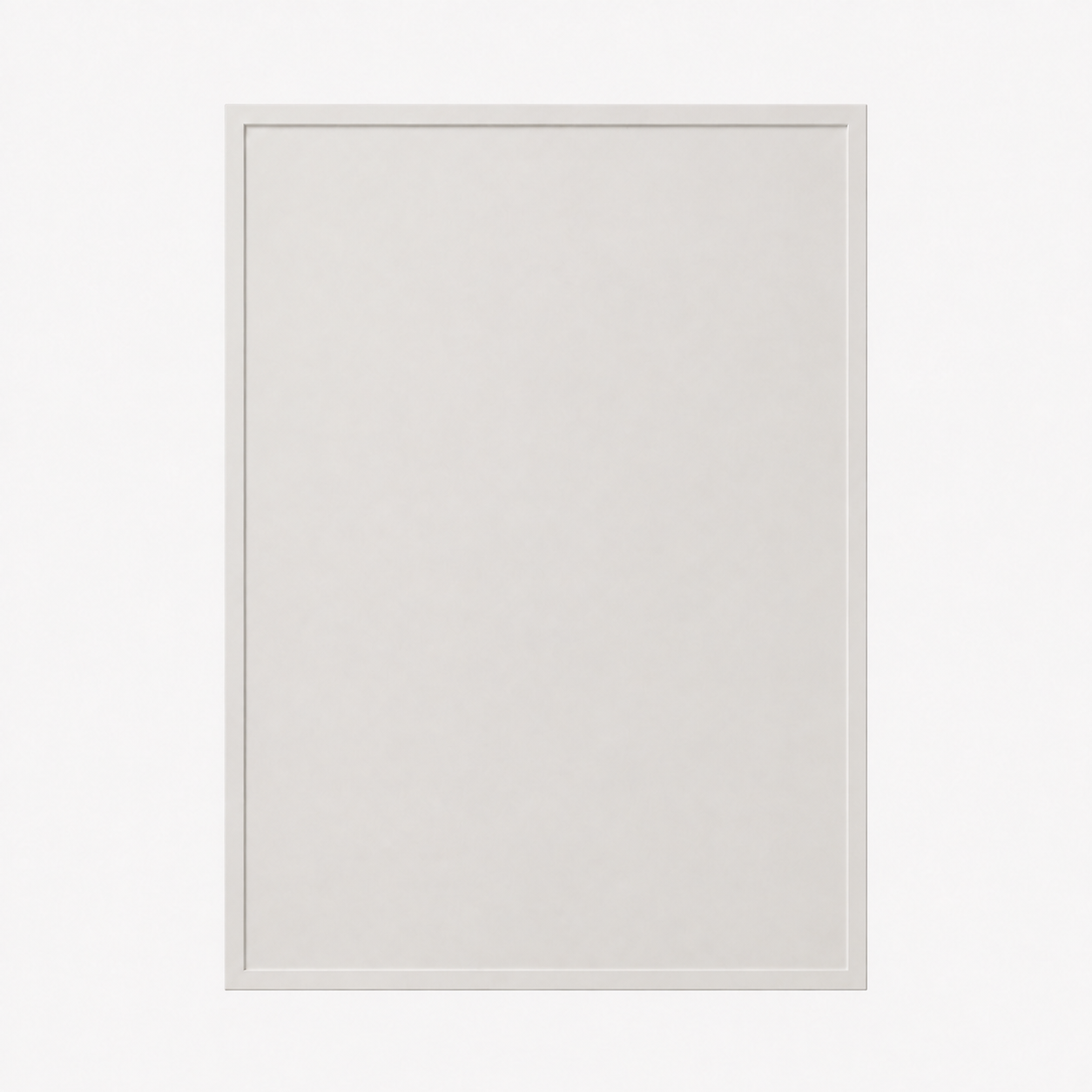 Origami White Slim Shaker cabinet door