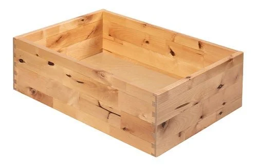 Rustic White Birch drawer-box material