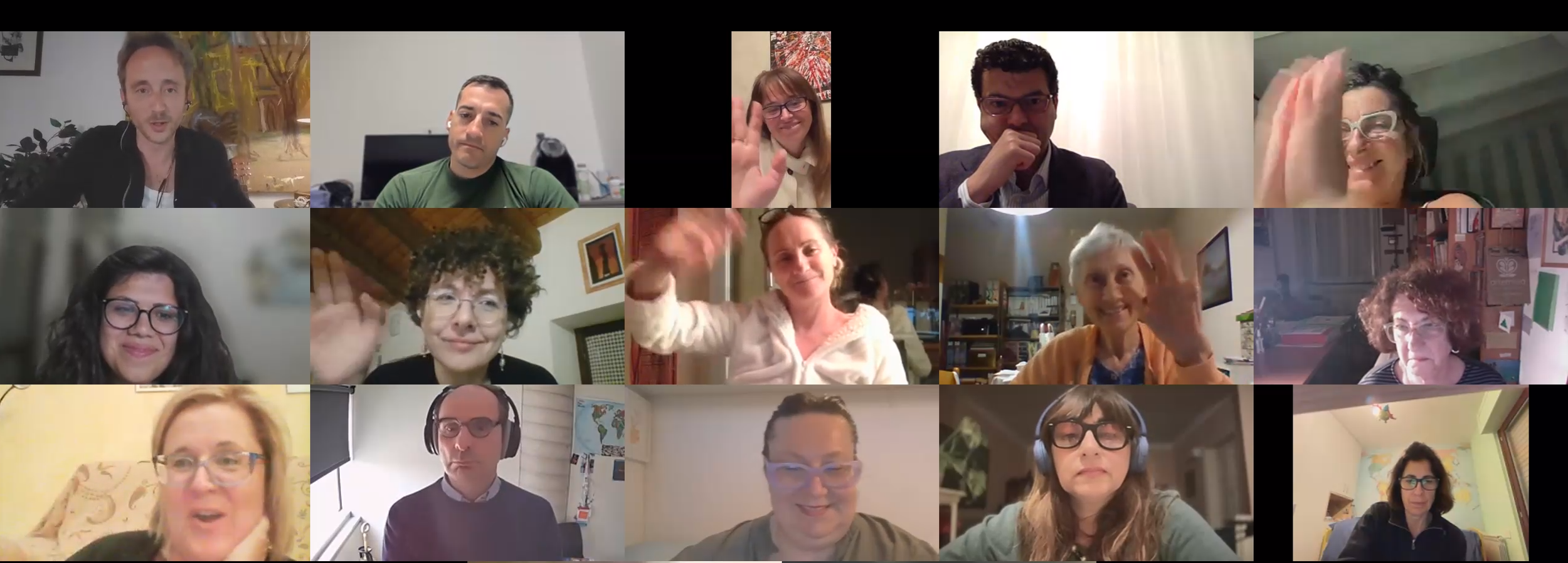 Una sessione live di English with Music