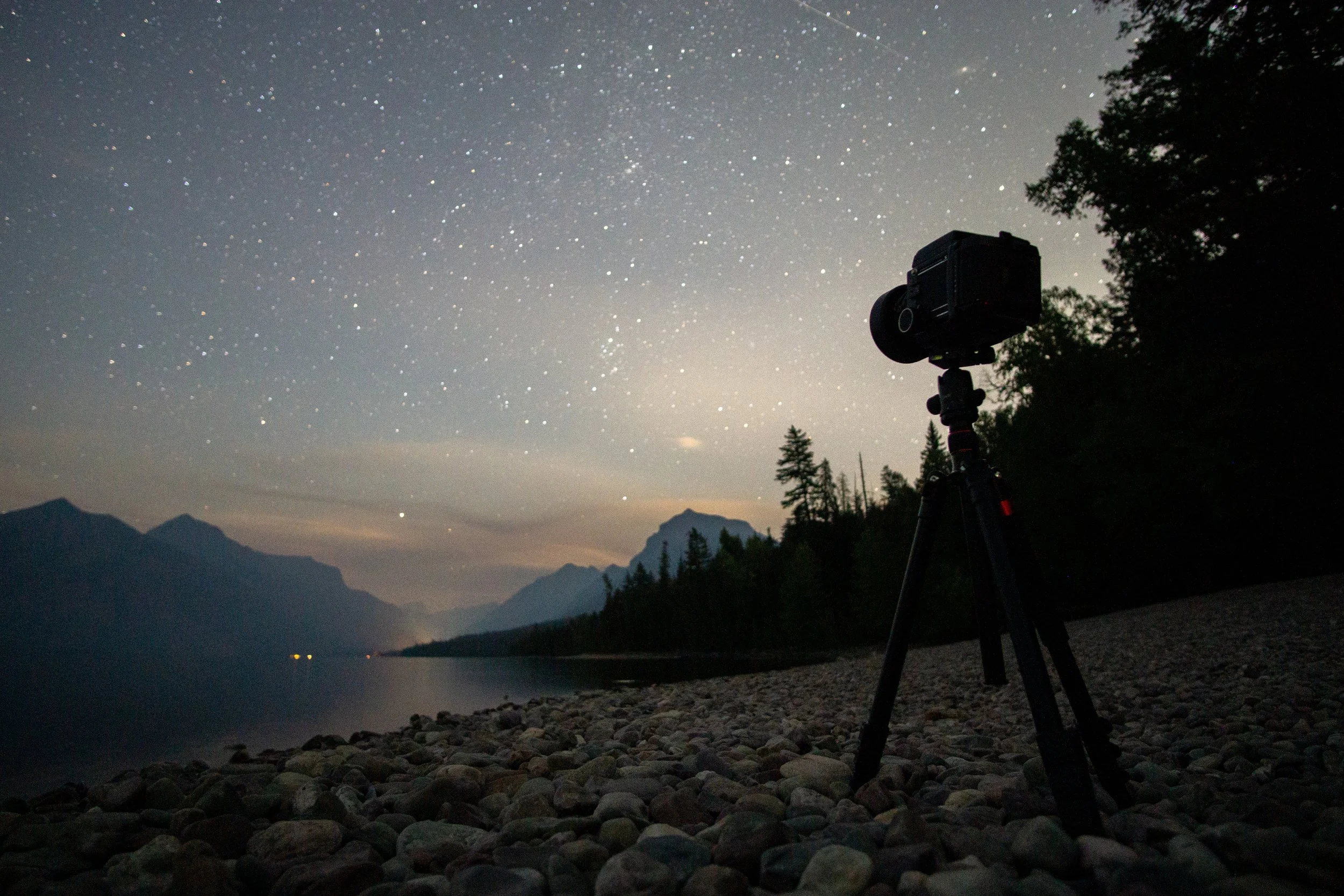 Night sky, photographed by Dan Molenhouse