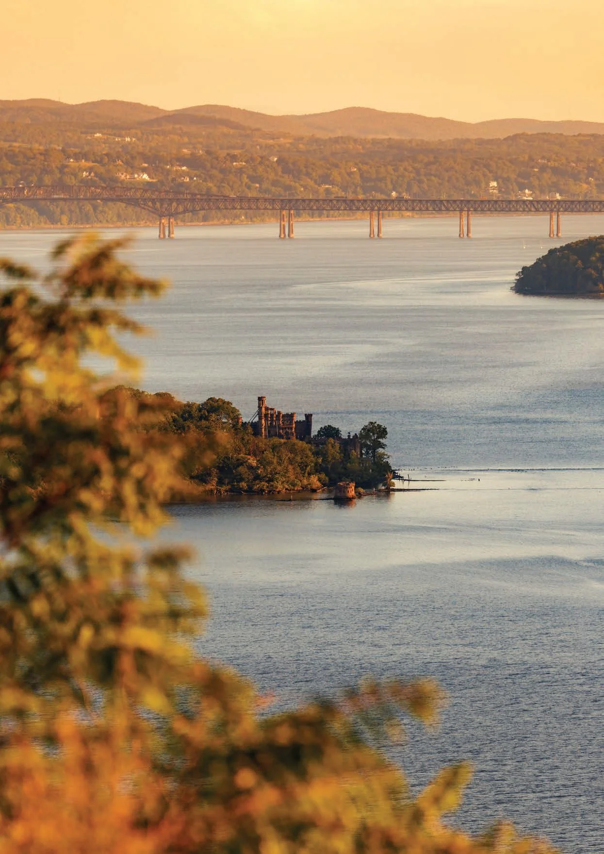 The Hudson River in autumn