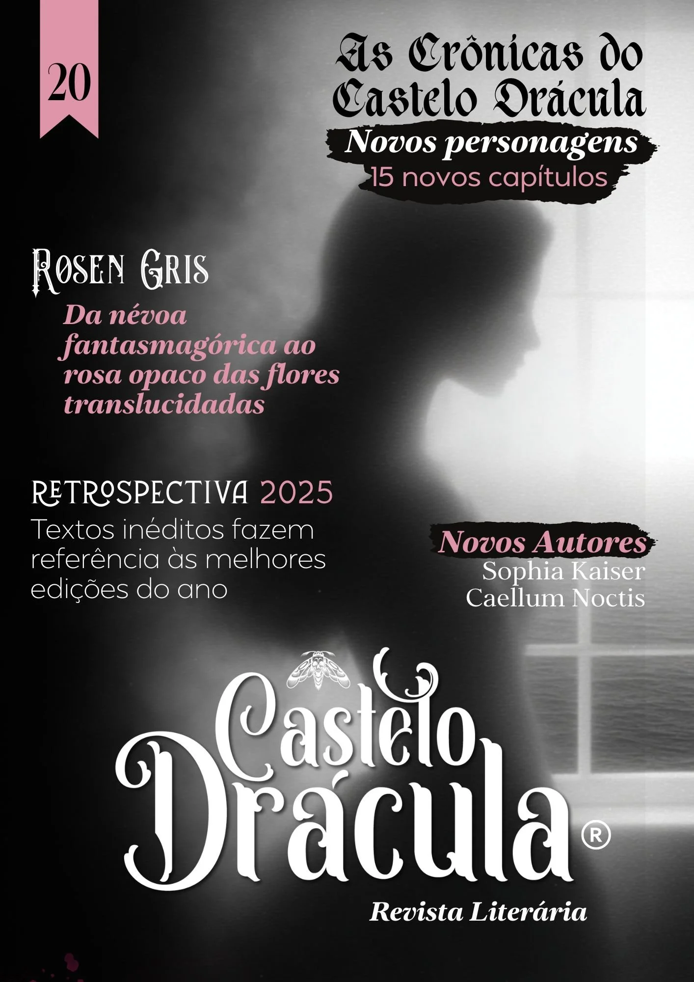 Capa de Rosen Gris — 20ª edição do projeto Castelo Drácula