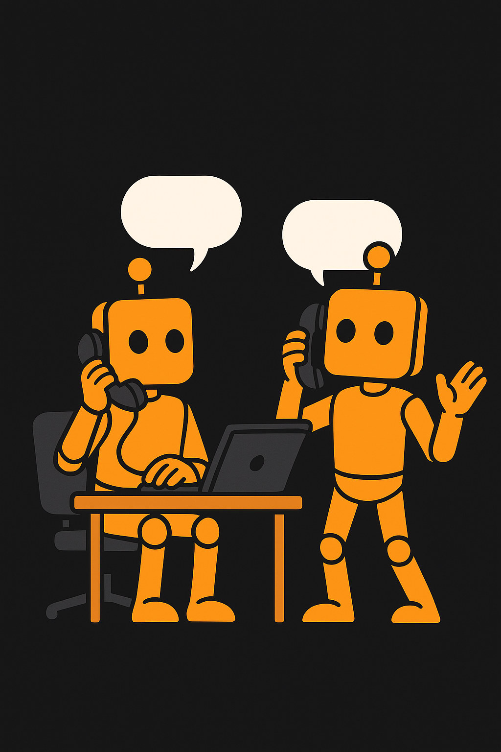 Voice & Chatbot Illustration