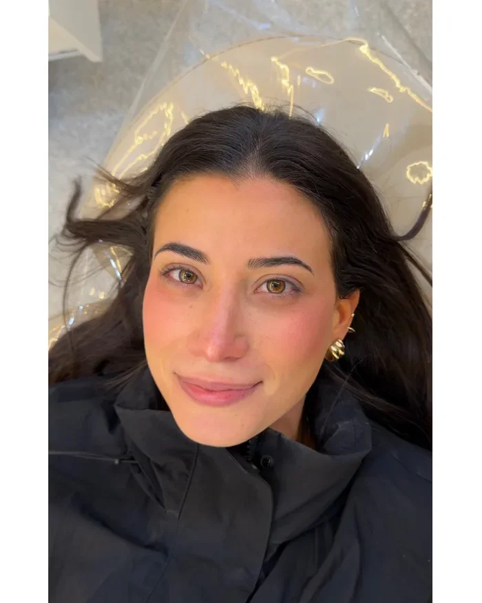Before Korean lash lift