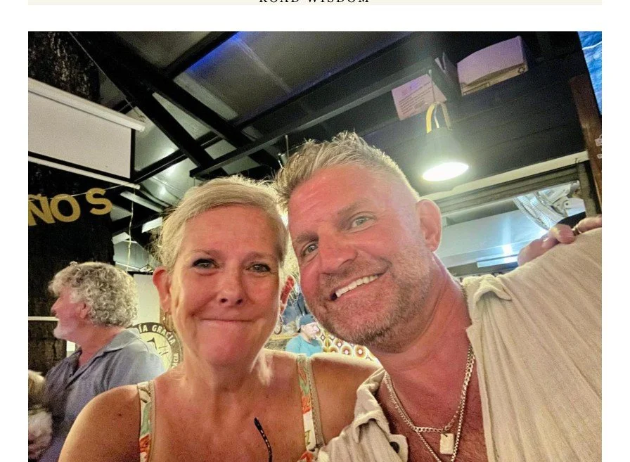 Cynthia and Ryan together, as pictured in the original newsletter
