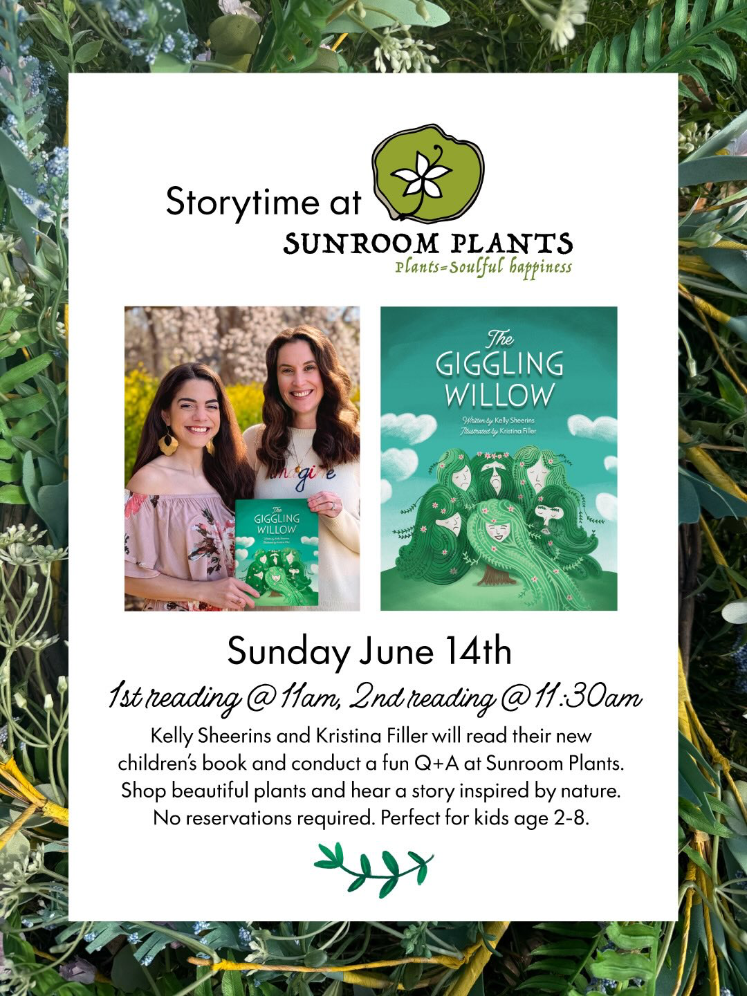 Storytime at Sunroom Plants
