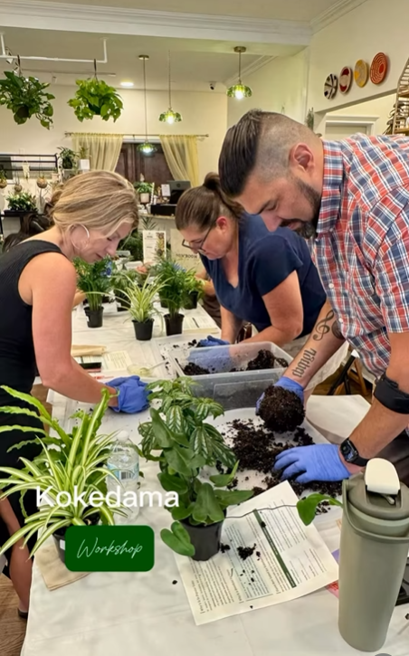 Kokedama workshop