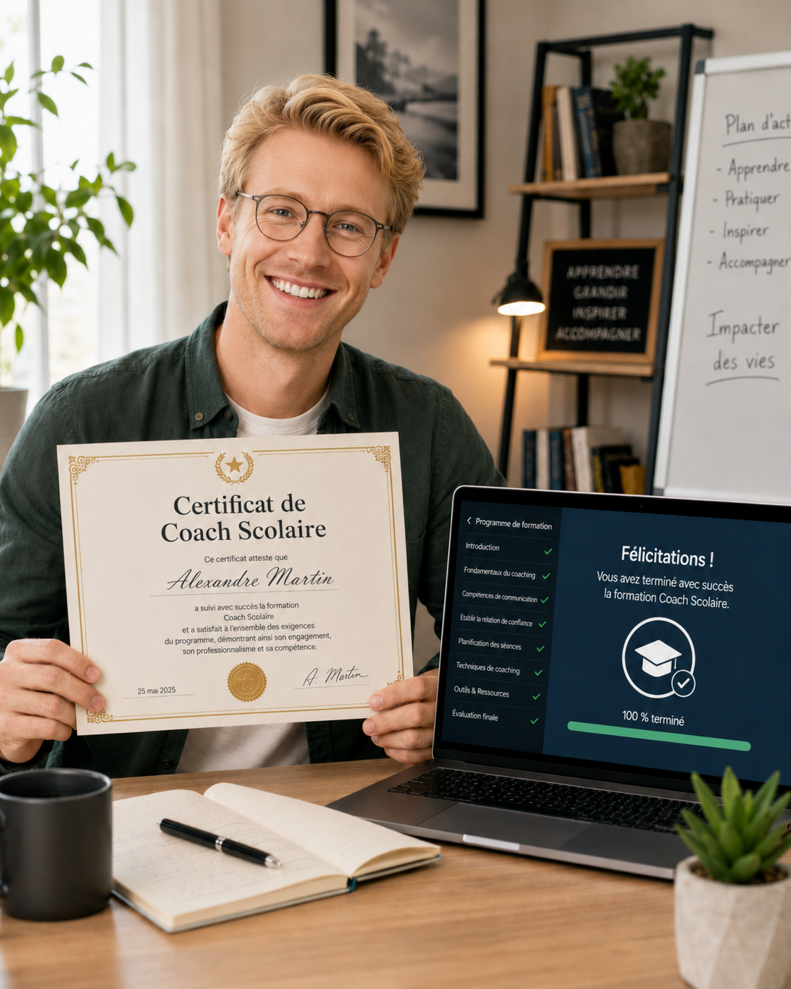 Certificat Coach Scolaire Learning Coach