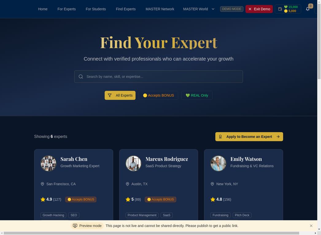 Find Experts