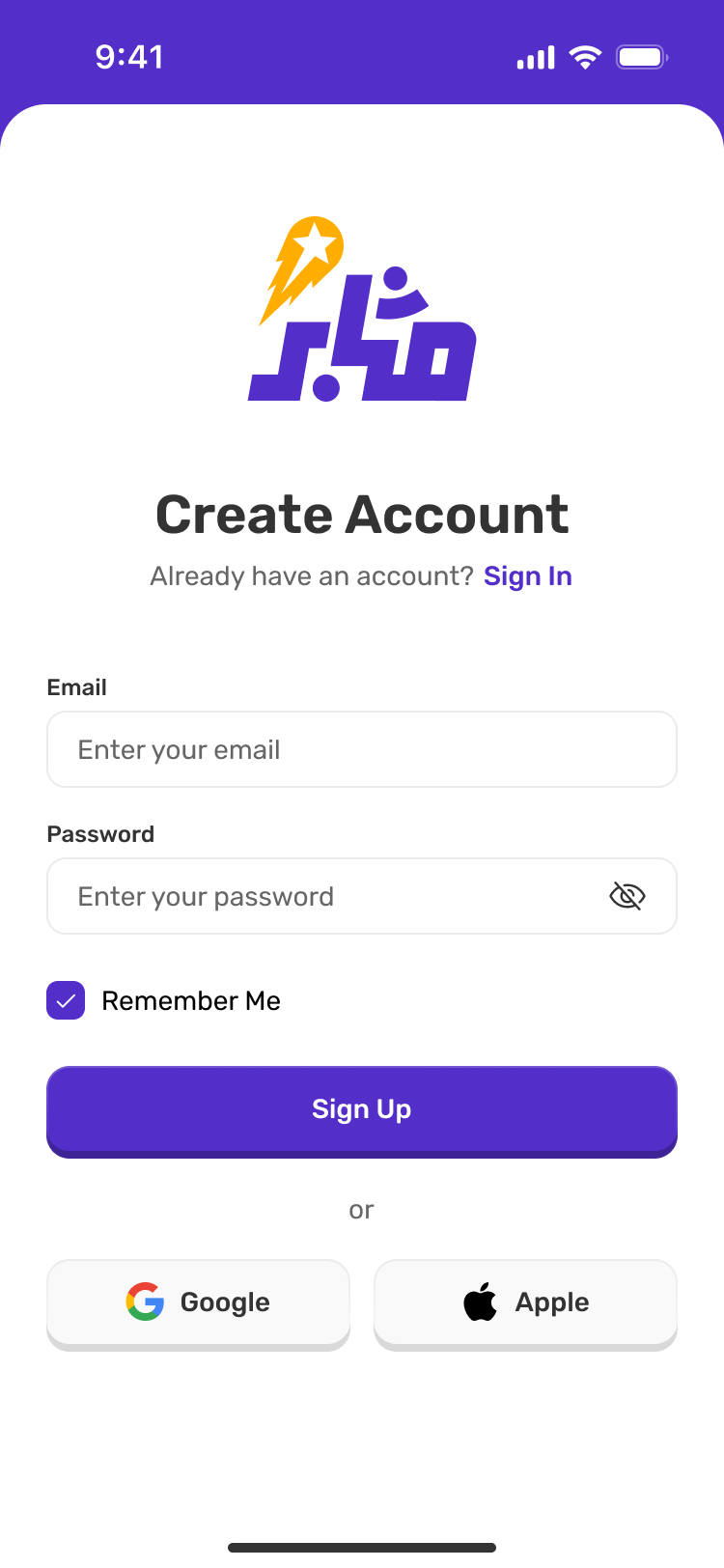 Create an account