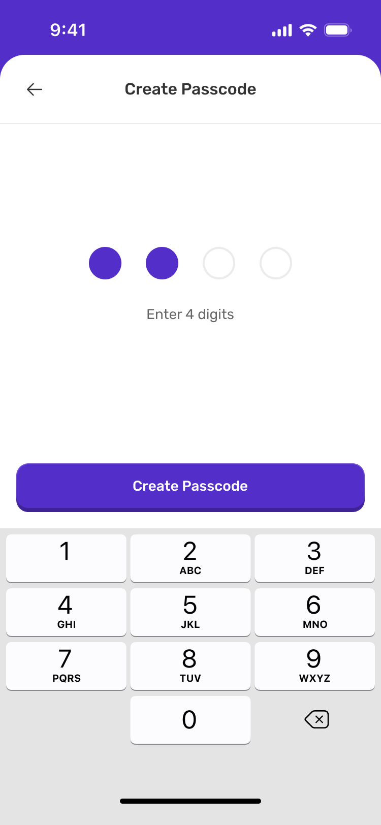 Set a profile passcode