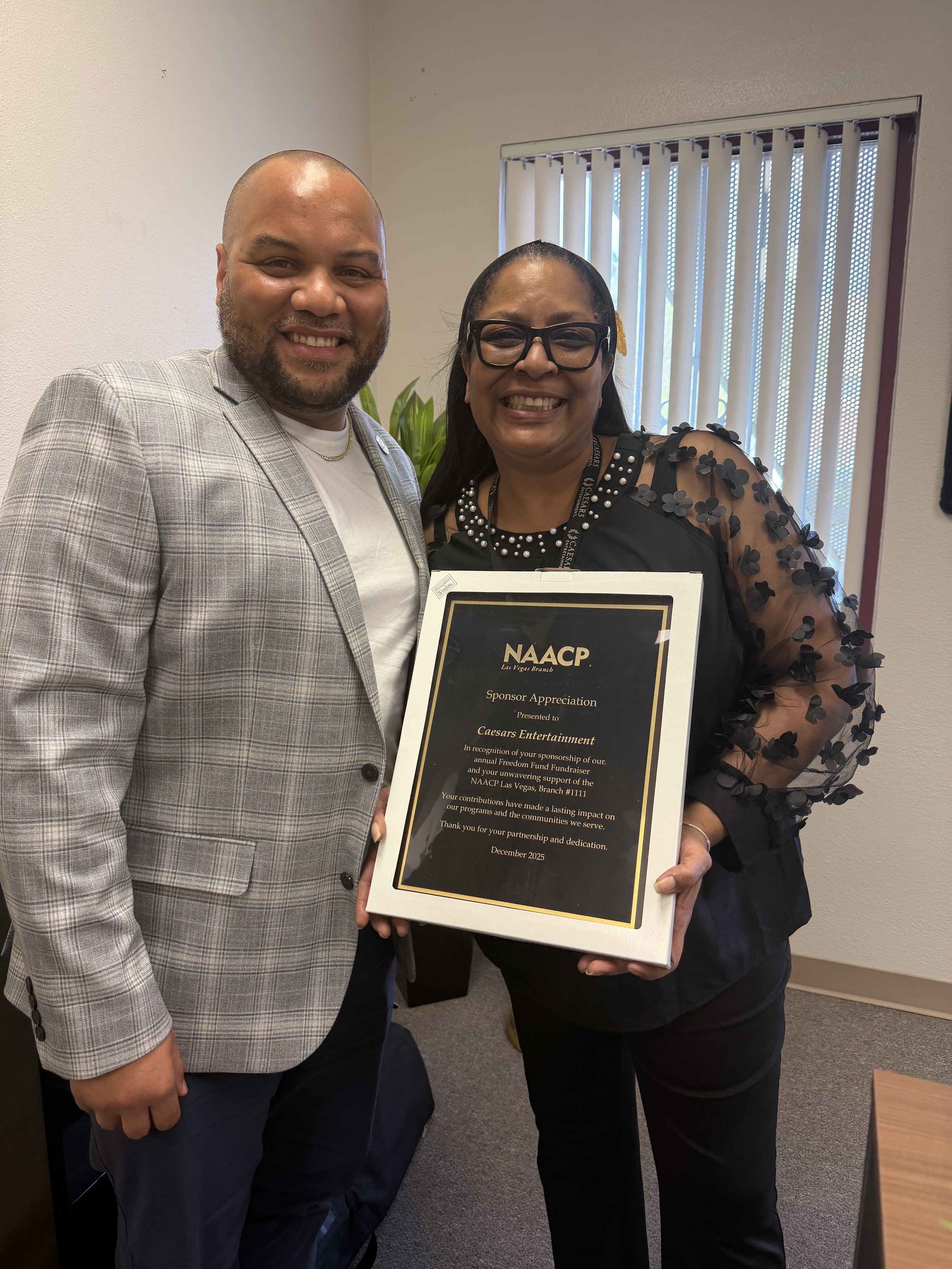NAACP Las Vegas branch members, volunteers, and supporters