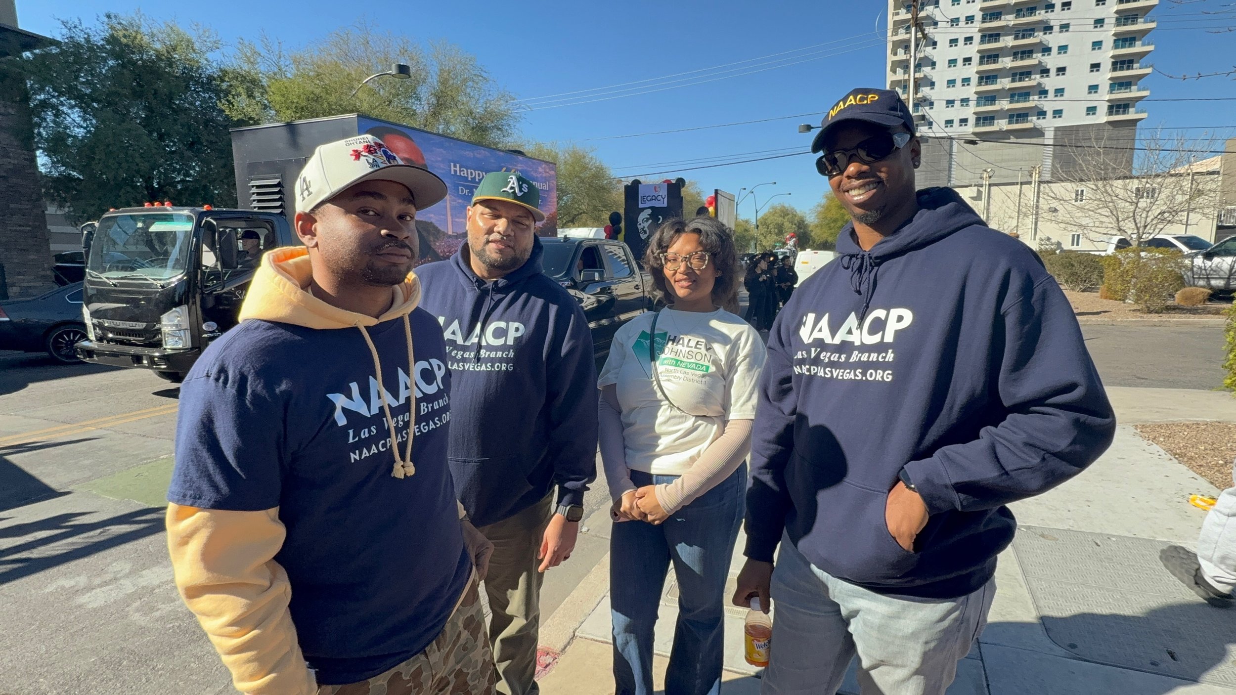 NAACP Las Vegas Branch members working in the community