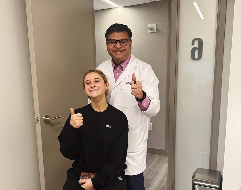 NYFA patient with Dr. Atul Shah