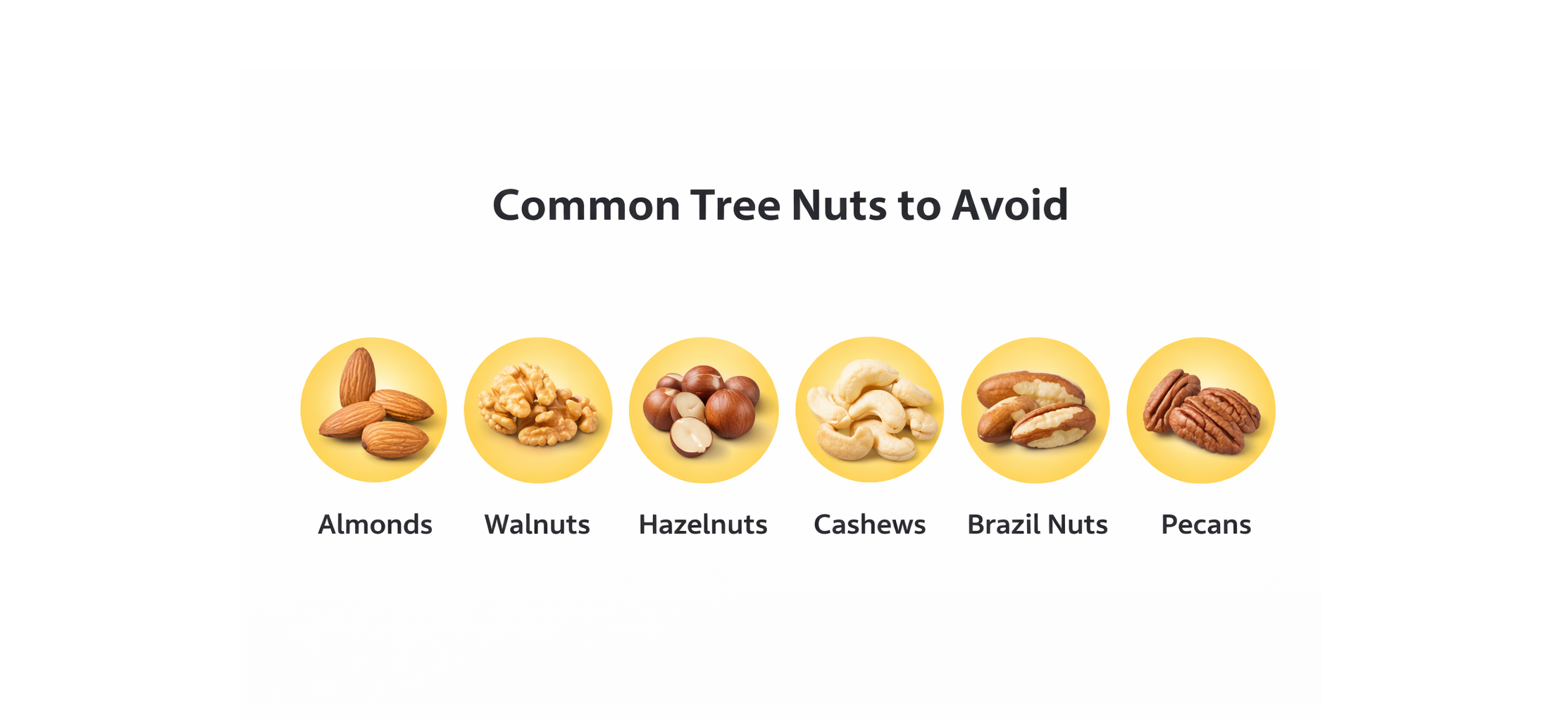 Common tree nuts to avoid