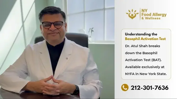 Basophil identification and activation markers from flow cytometry.