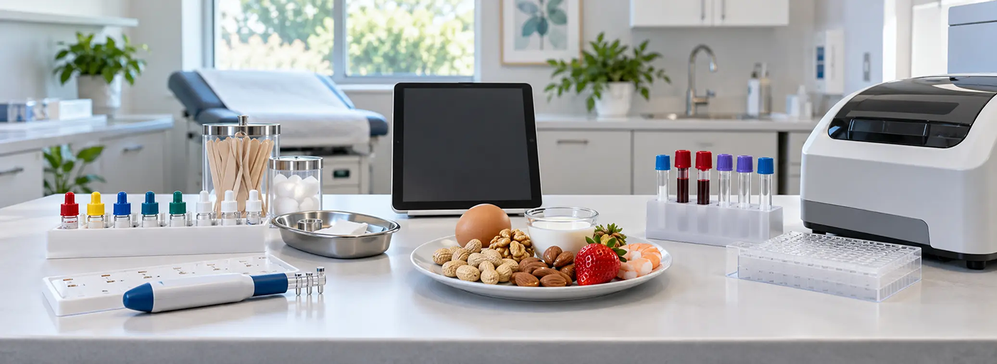Choosing between skin testing and blood testing for food allergies