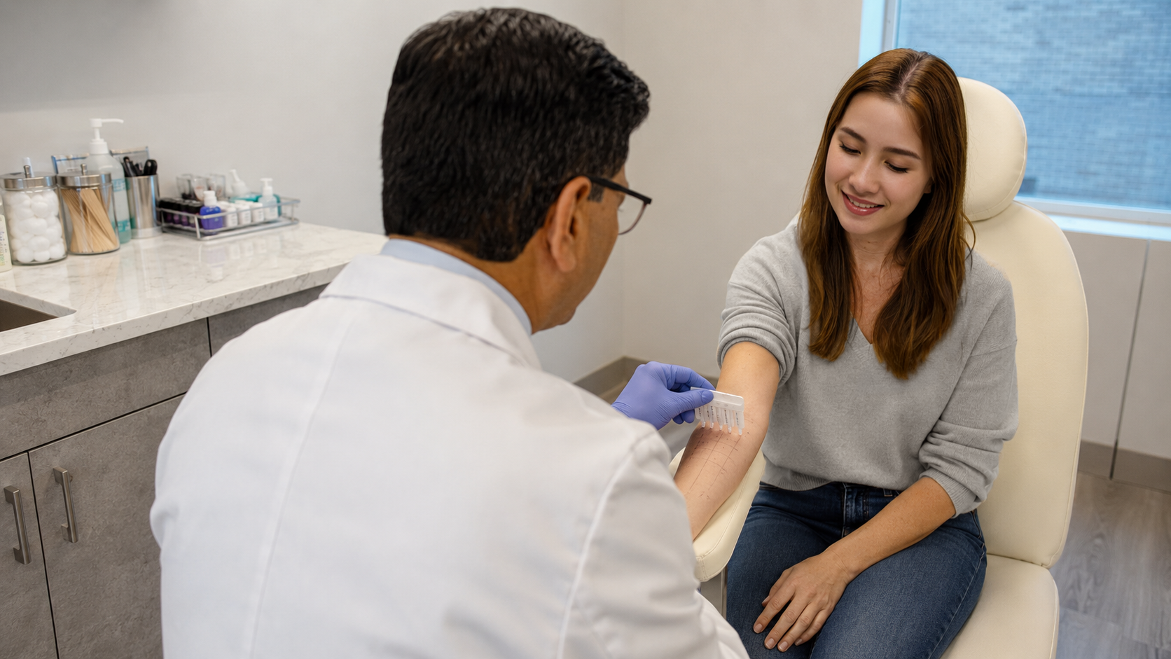 Food allergy doctor and patient education