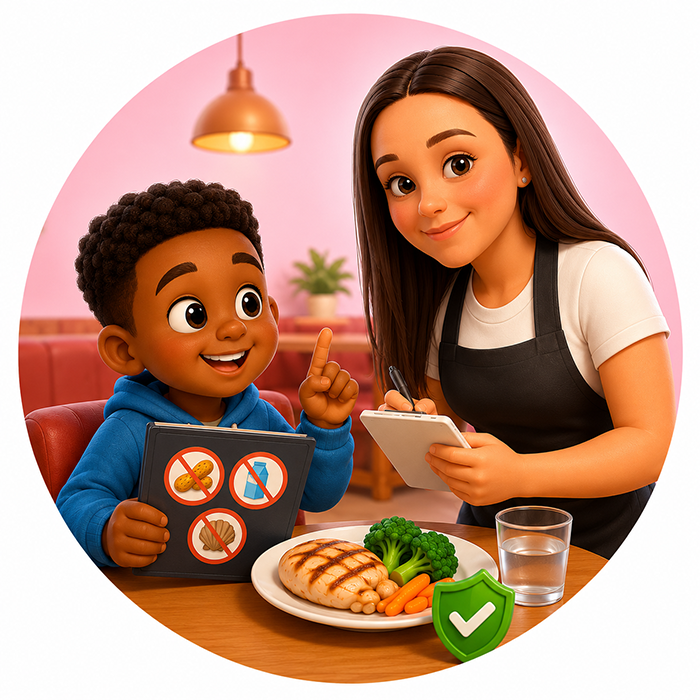 Restaurant Ready food allergy communication artwork