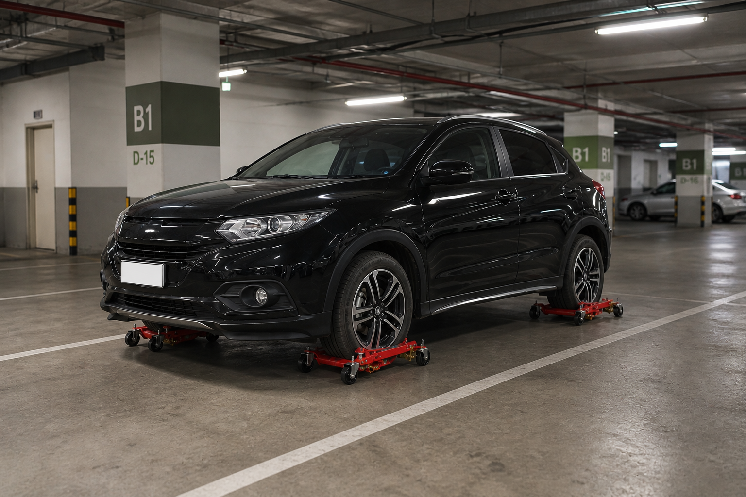Honda basement pull out service Dubai with no damage trolley recovery