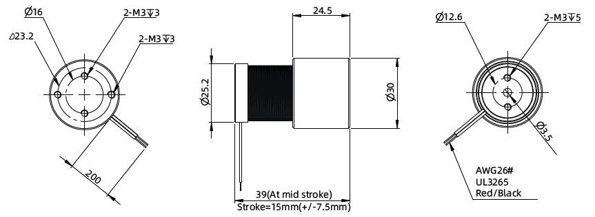 VC-30-15 dimensional drawing