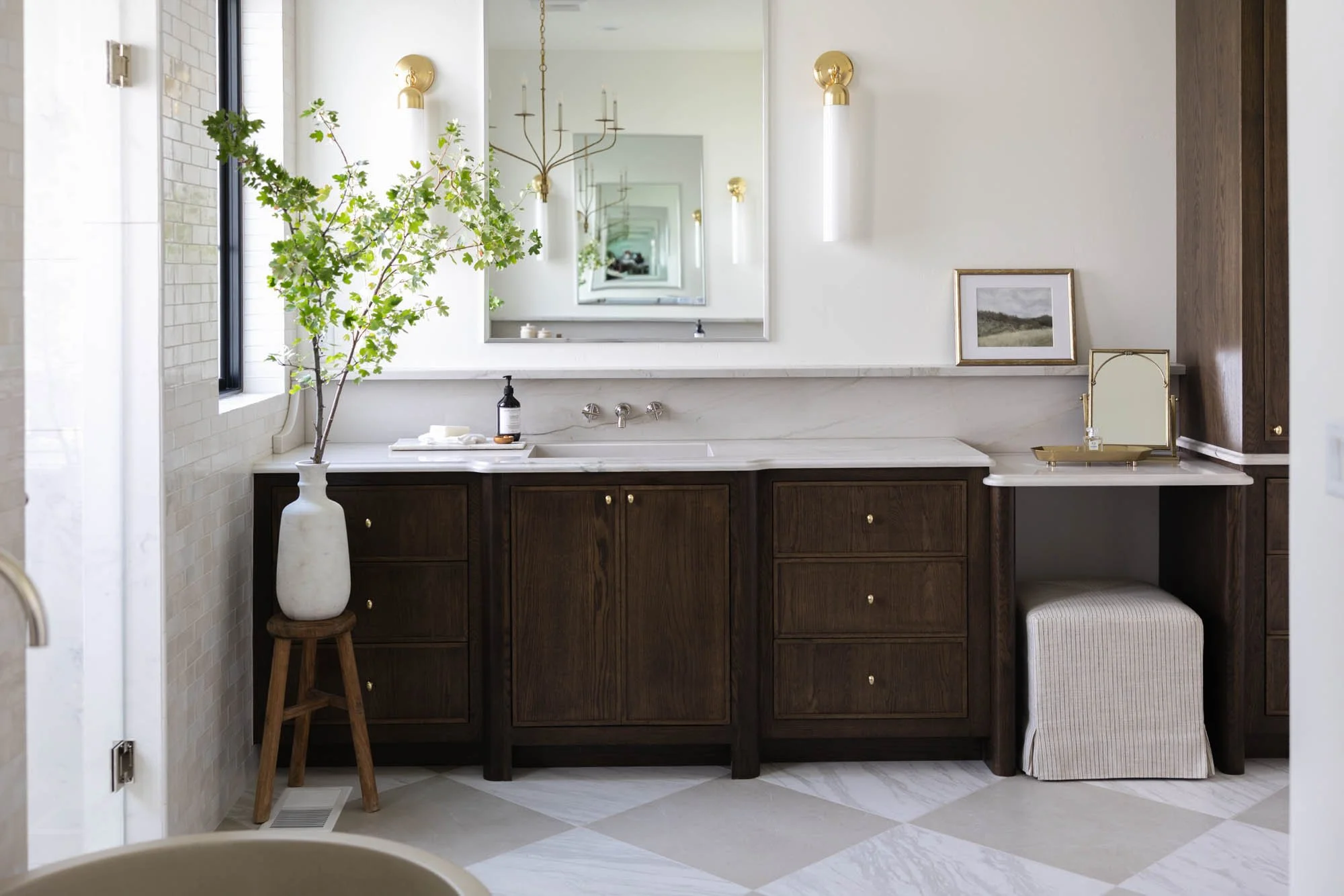 Primary bathroom vanity
