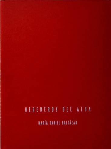 Red book cover for herederos del alba