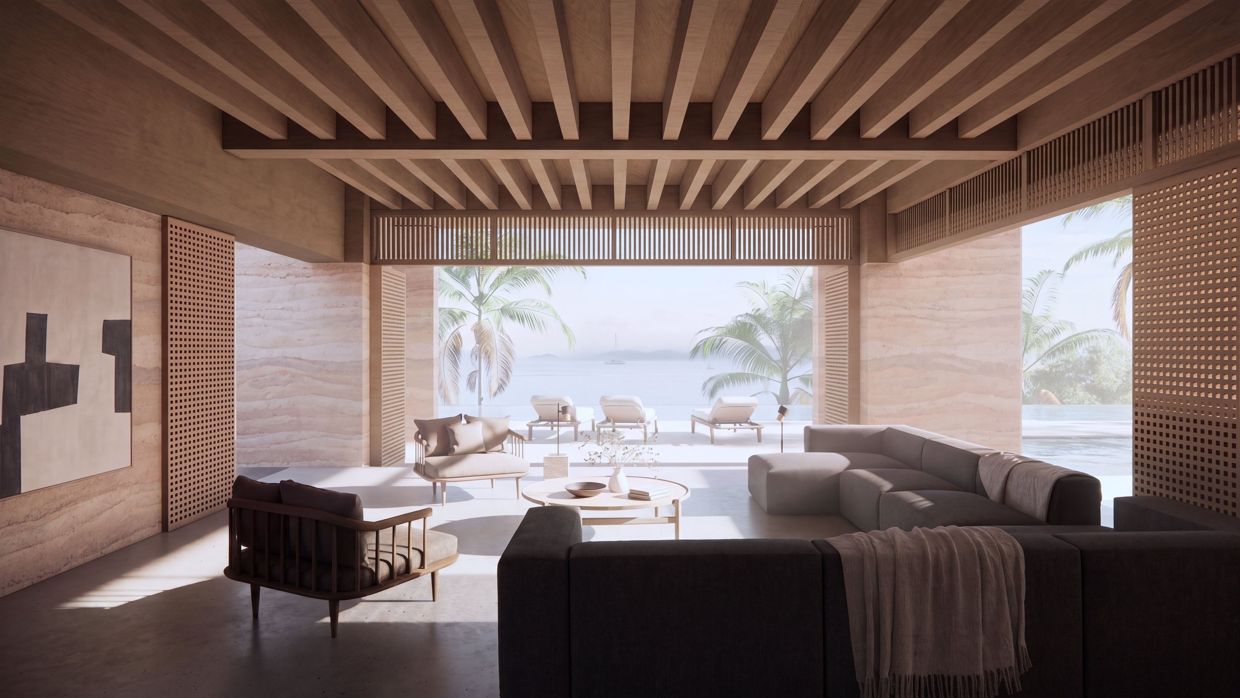 Selong Bay villa, interior — Lombok, Indonesia
