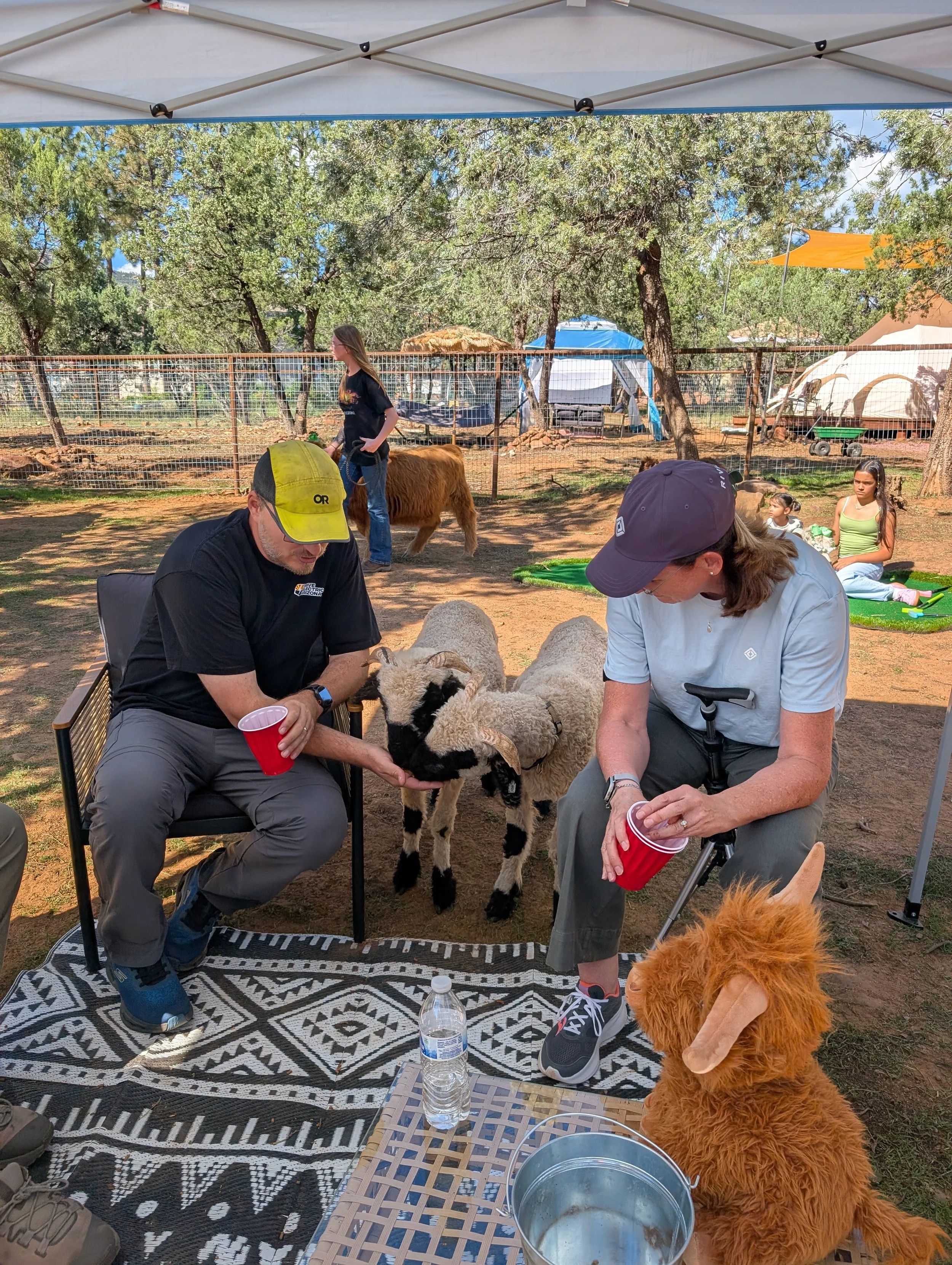 EV rally gathering at Cowabunga Camp