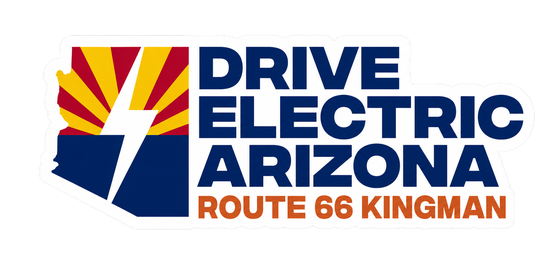 DRIVE Electric Route 66 Kingman chapter logo