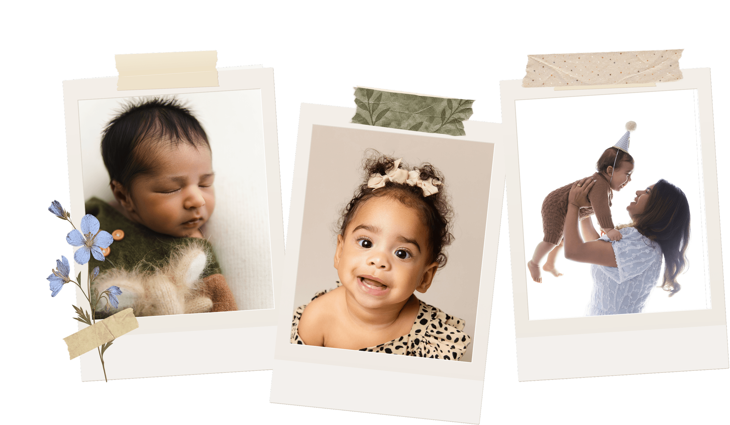 Grow With Me photography experience featuring newborn milestone and first birthday sessions in Allen, Texas